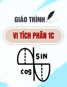 Giáo trình Vi tích phân 1C