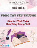 Tri thức Ngữ Văn - Chủ đề 3: Vòng tay yêu thương - Gắn kết tình thân qua từng trang viết