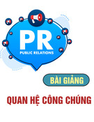 Bài giảng môn Quan hệ công chúng