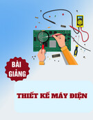 Bài giảng Thiết kế máy điện - GV. Nguyễn Văn Đoài