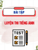Bài tập Luyện thi Tiếng Anh