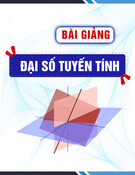 Bài giảng Đại số tuyến tính: Ánh xạ tuyến tính - TS. Đặng Văn Vinh
