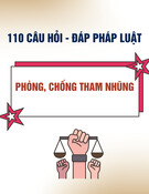 110 Câu hỏi - đáp pháp luật về Phòng, chống tham nhũng
