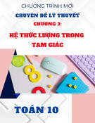 Chuyên đề lý thuyết Toán 10 - Chương 3: Hệ thức lượng trong tam giác