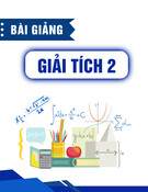 Bài giảng Giải tích 2: Chương 2 - Đại học Bách khoa Hà Nội (MI1122)