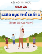 Giáo án Giáo dục thể chất lớp 1 - Kết nối tri thức - Trọn bộ cả năm