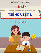 Giáo án Tiếng Việt lớp 1 - Kết nối tri thức -  Học kì I