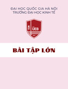 Bài tập lớn: Ảnh hưởng của môi trường học tập đạo đức đến hành vi công dân trong lớp học của sinh viên