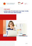 Cẩm nang Hướng dẫn tổ chức đào tạo trực tuyến trong giáo dục nghề nghiệp
