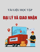 Tài liệu học tập Đại lý và giao nhận