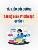 Tài liệu Bồi dưỡng cán bộ quản lý giáo dục (Quyển 1)