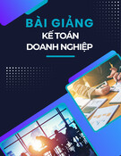 Bài giảng Kế toán doanh nghiệp - ThS. Trần Thị Bích Duyên