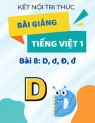 Bài giảng Tiếng Việt lớp 1 - Kết nối tri thức - Bài  8: D, d, Đ, đ