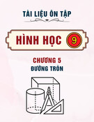 Tài liệu Hình học 9 - Chương 5: Đường tròn - Tự luận có lời giải (Sách Kết nối trí thức với cuộc sống)