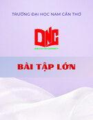 Bài tập lớn: Tính toán sức kéo ô tô