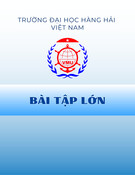 Bài tập lớn: Kỹ thuật gia công cơ khí