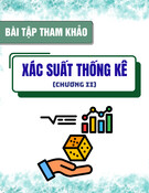 Bài tập tham khảo Xác suất thống kê - Chương II (Hướng dẫn và đáp án)