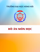 Đồ án môn học: Tổ chức chuyến đi cho tàu Vinaline Hải Phòng Công ty cổ phần vận tải biển Vinaship theo hợp đồng vận chuyển chuyến