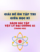 Giải đề ôn tập thi giữa học kì (Sách bài tập Vật lý đại cương A1 – Trang 453)