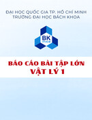 Báo cáo bài tập lớn Vật lý 1: Vẽ quĩ đạo của vật khi có phương trình chuyển động