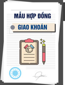 Mẫu Hợp đồng giao khoán (Mẫu số 08)