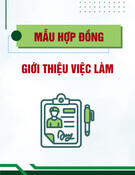 Mẫu Hợp đồng giới thiệu việc làm