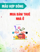 Mẫu Hợp đồng mua bán/thuê mua nhà ở