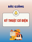 Bài Giảng Kỹ thuật cơ điện - GV. Đinh Hải Lĩnh