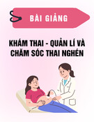 Bài giảng Khám thai - quản lí và chăm sóc thai nghén