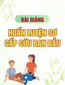 Bài giảng Huấn luyện sơ cấp cứu ban đầu