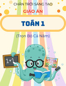 Giáo án Toán lớp 1 - Chân trời sáng tạo - Trọn bộ cả năm