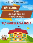 Bài giảng Tự nhiên và Xã hội lớp 1 - Kết nối tri thức - Bài 9: Ôn tập chủ đề trường học