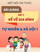 Bài giảng Tự nhiên và Xã hội lớp 1 - Kết nối tri thức - Bài 1: Kể về gia đình