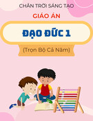 Giáo án Đạo đức lớp 1 - Chân trời sáng tạo - Trọn bộ cả năm