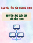 Báo cáo tổng kết Chương trình khuyến công quốc gia đến năm 2020 theo Quyết định số 1288/QĐ-TTg ngày 01 tháng 8 năm 2014 của Thủ tướng Chính phủ