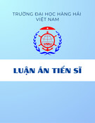 Luận án Tiến sĩ: Nghiên cứu giải pháp phát triển trung tâm logistics quốc tế cho khu vực kinh tế trọng điểm phía Bắc