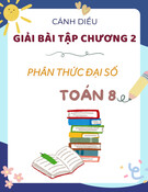 Giải Toán 8 - Chương 2: Phân Thức Đại Số - Cánh Diều