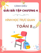 Giải Toán 8 - Chương 4: Hình Học Trực Quan - Cánh Diều