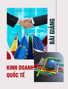 Bài giảng Kinh doanh quốc tế - Chu Thị Kim Loan