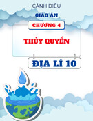 Giáo án Địa lí 10 Cánh diều - Chương 4: Thủy quyển
