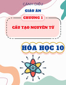 Giáo án Hóa học 10 Cánh diều - Chương 1: Cấu tạo nguyên tử