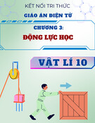 Giáo án Vật lí 10 Kết nối tri thức - Chương 3: Động lực học