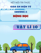 Giáo án Vật lí 10 Kết nối tri thức - Chương 2: Động học