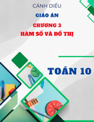 Giáo án Toán 10 Cánh diều - Chương 3: Hàm số và đồ thị