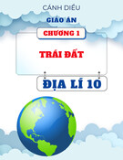 Giáo án Địa lí 10 Cánh diều - Chương 1: Trái đất