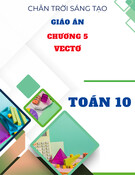 Giáo án Toán 10 Chân trời sáng tạo - Chương 5: Vectơ
