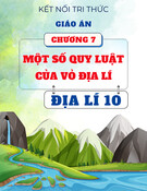 Giáo án Địa lí 10 Kết nối tri thức - Chương 7: Một số quy luật của vỏ địa lí