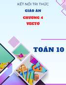 Giáo án Toán 10 Kết nối tri thức - Chương 4: Vectơ