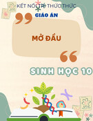 Giáo án Sinh học 10 Kết nối tri thức thức - Mở đầu