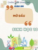 Giáo án Sinh học 10 Chân trời sáng tạo - Mở đầu